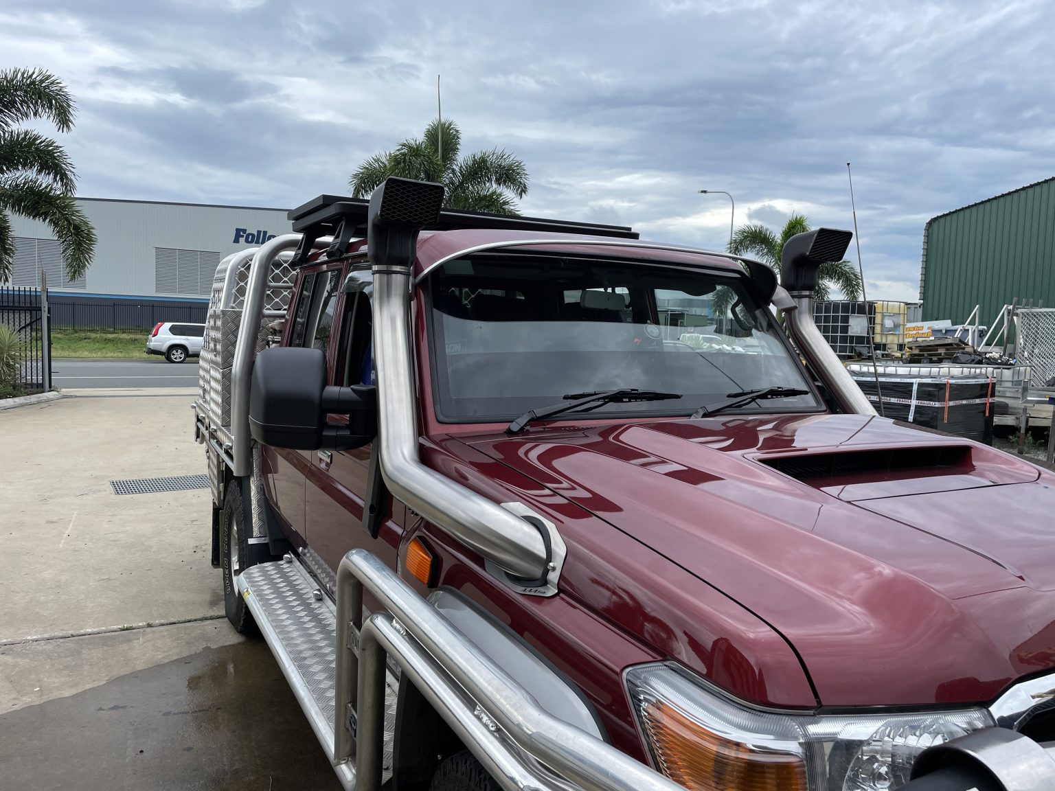 Toyota Landcruiser 79 Series VDJ79 Passenger Side Snorkel AAA FAB